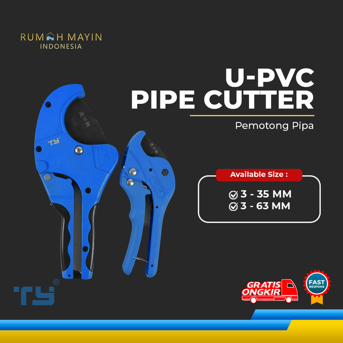 

TY Pipe Cutter U-PVC by 3 Pawns - Pemotong Pipa - 3-35MM