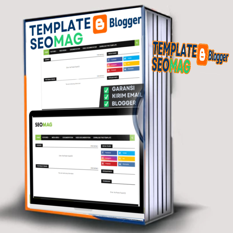Template Blogger Premium Seo Mag Blog
