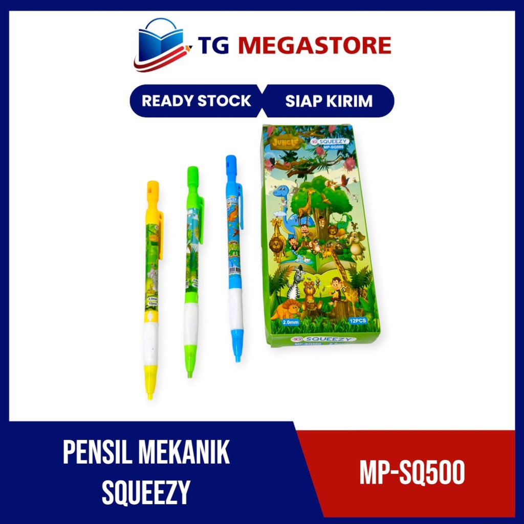 

Pensil Mekanik 2.0mm Squeezy MP-SQ500