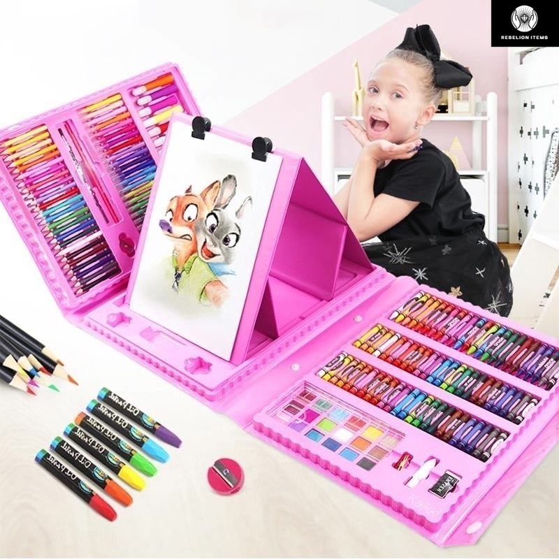 

KRAYON WARNA ART SET 208 PENSIL WARNA CRAYON WARNA SET 208 pcs & 150 pcs Warna