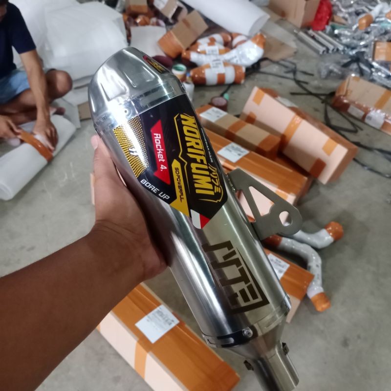 Silincer Knalpot Norifumi Klx Crf Wr155 Stainlis Silencer only