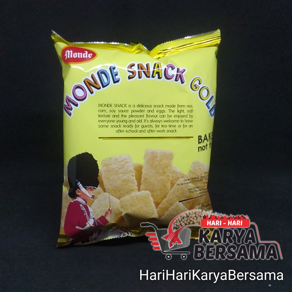 

MAKANAN RINGAN CRACKERS MONDE SNACK GOLD 50GR