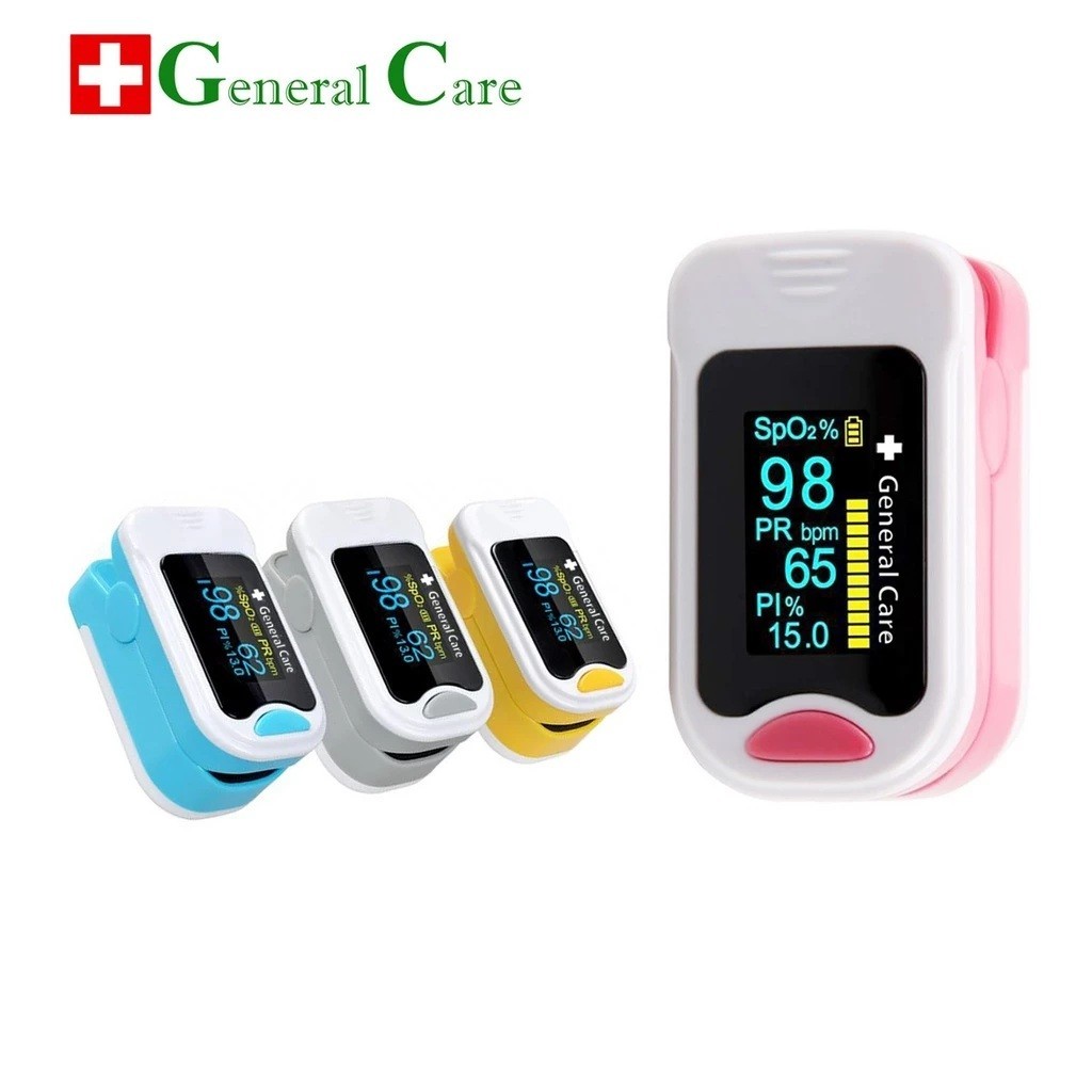 General Care Finger Pulse Oximeter F02T With PI Saturasi Oksigen Oxymeter