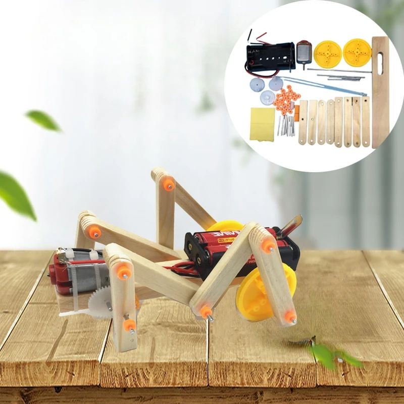 Wood Mechanical ect DIY Model Teaching Learning STEM Project for Students Kids Wooden Assemble Kit P