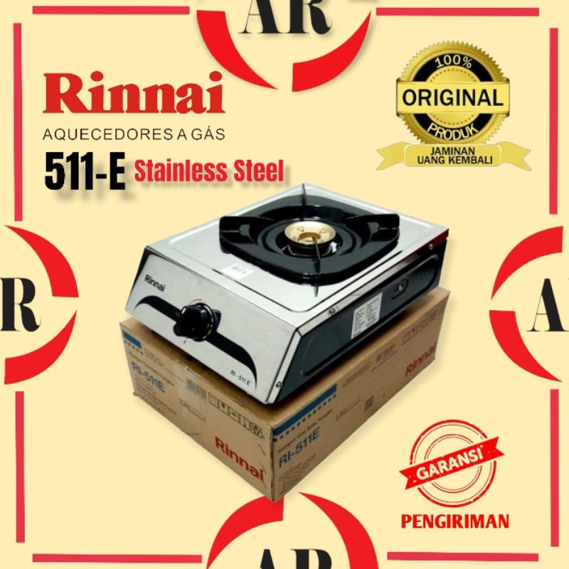 PY KOMPOR GAS STAINLESS / KOMPOR RINNAI 511-E