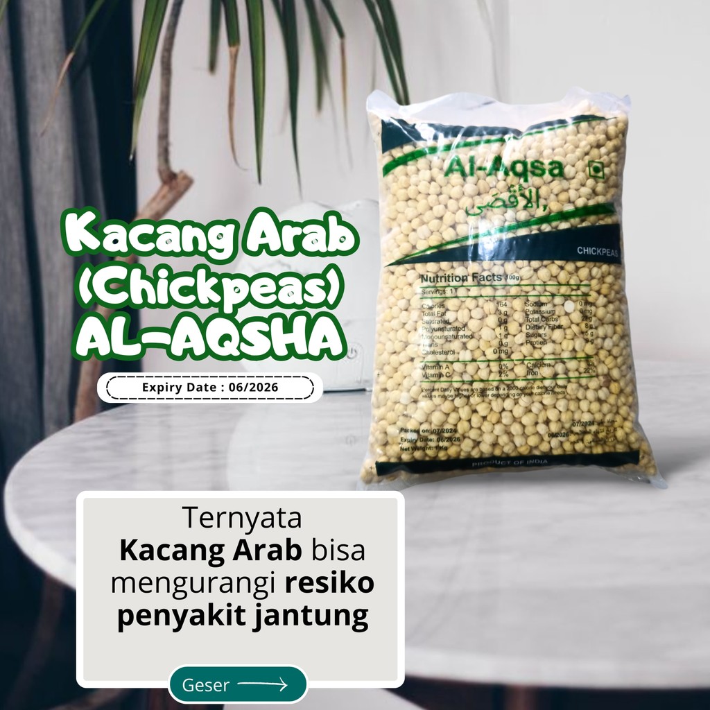 

Kacang Arab 1kg Matang Original Kacang Arab Panggang Oleh-Oleh Haji-Umroh