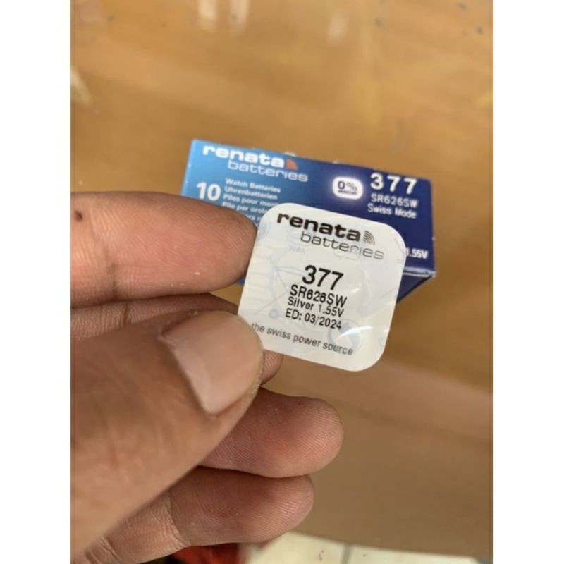 RENATA 377 SR626SW BATERAI JAM 626 377 SR 626 SW ORIGINAL SWISS