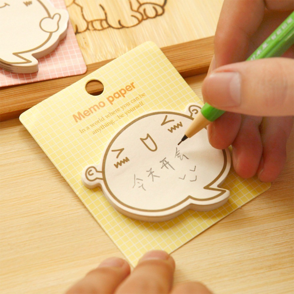 

Paper Thickness Cartoon Cute Onion Smilies Sticky Not Easily Damaged Paper Sticky Notes Strong Viscosity Notes Notepad Student