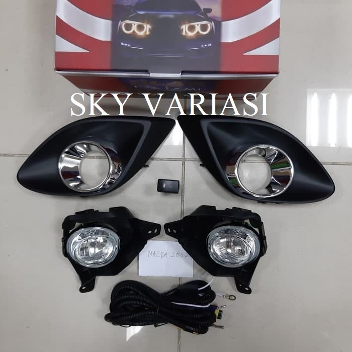 Fog lamp Foglamp Lampu Kabut mobil Mazda 2 2010 2011 2012 2013 2014