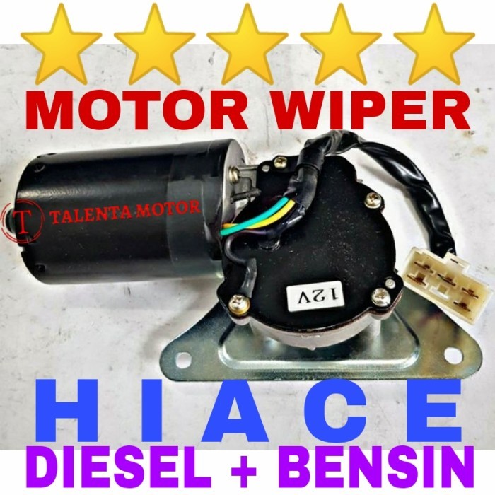 MOTOR WIPER DEPAN HIACE LAMA BENSIN DIESEL DINAMO PENGGERAK KIPAS KACA