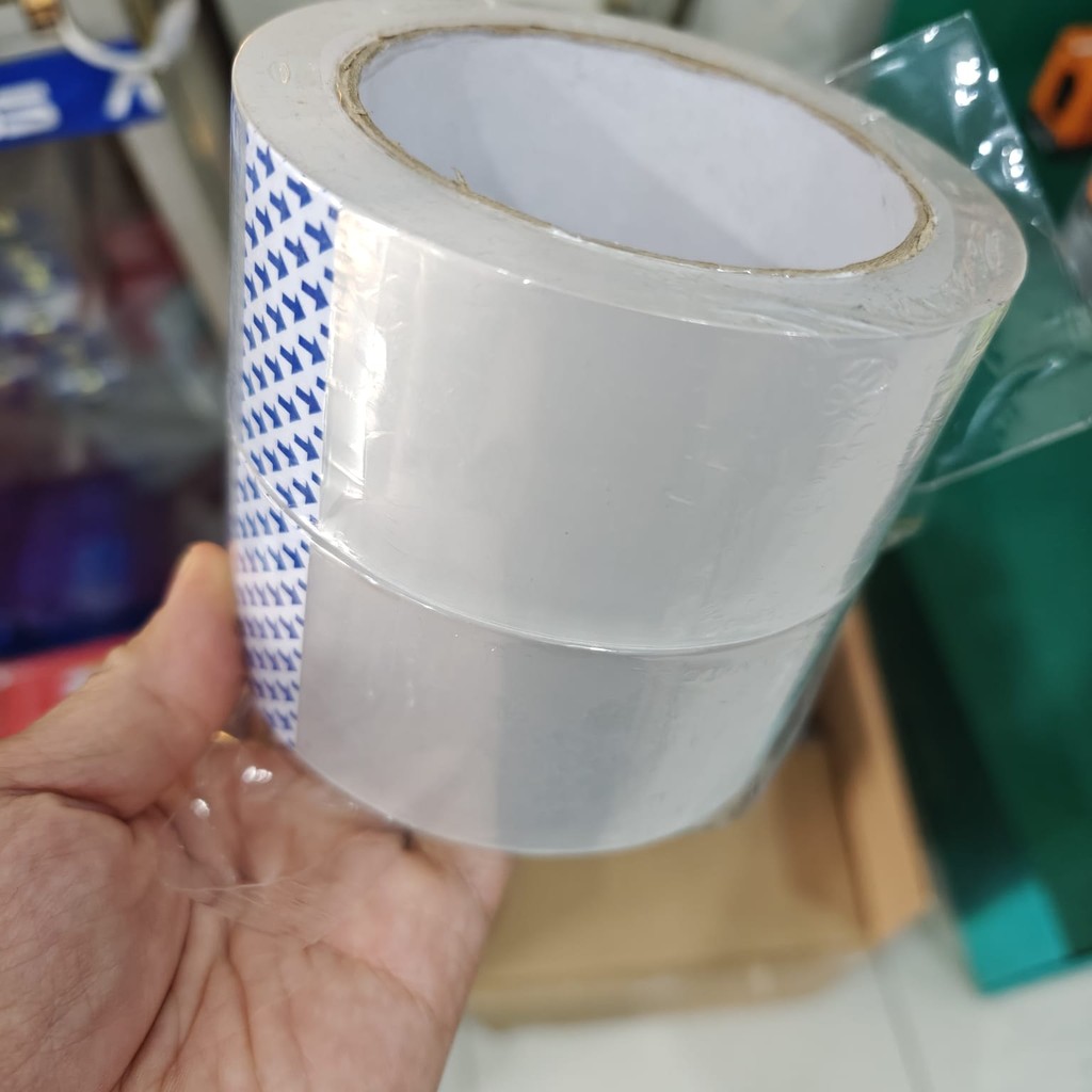 

LAKBAN BENING 100YARD ISOLASI SELOTIP CLEAR TAPE 45MM DAYA LENGKET 2 INCI