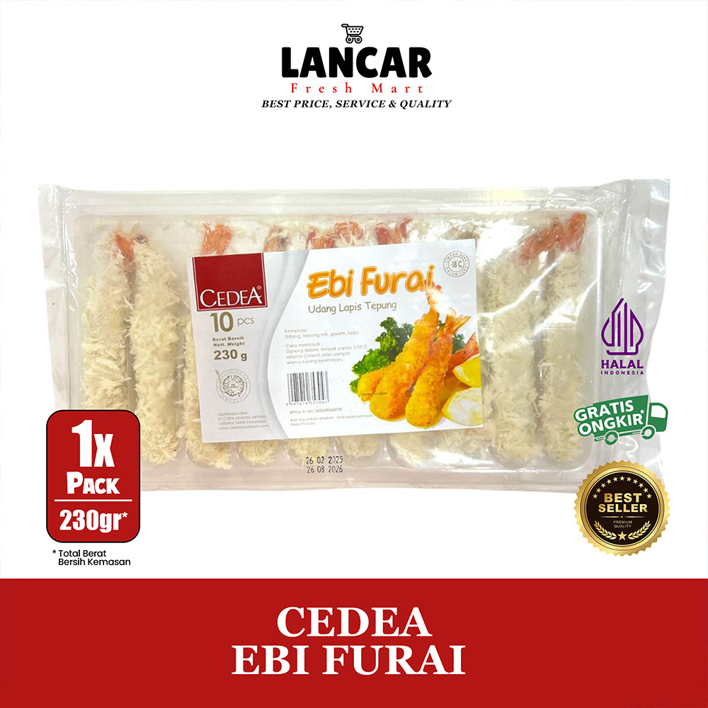 

CEDEA EBI FURAI ISI 10PCS / CEDEA EBI FURAI ISI 10PCS 230 GR