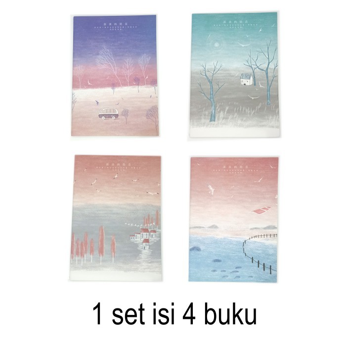 

buku tulis set 4 size b5