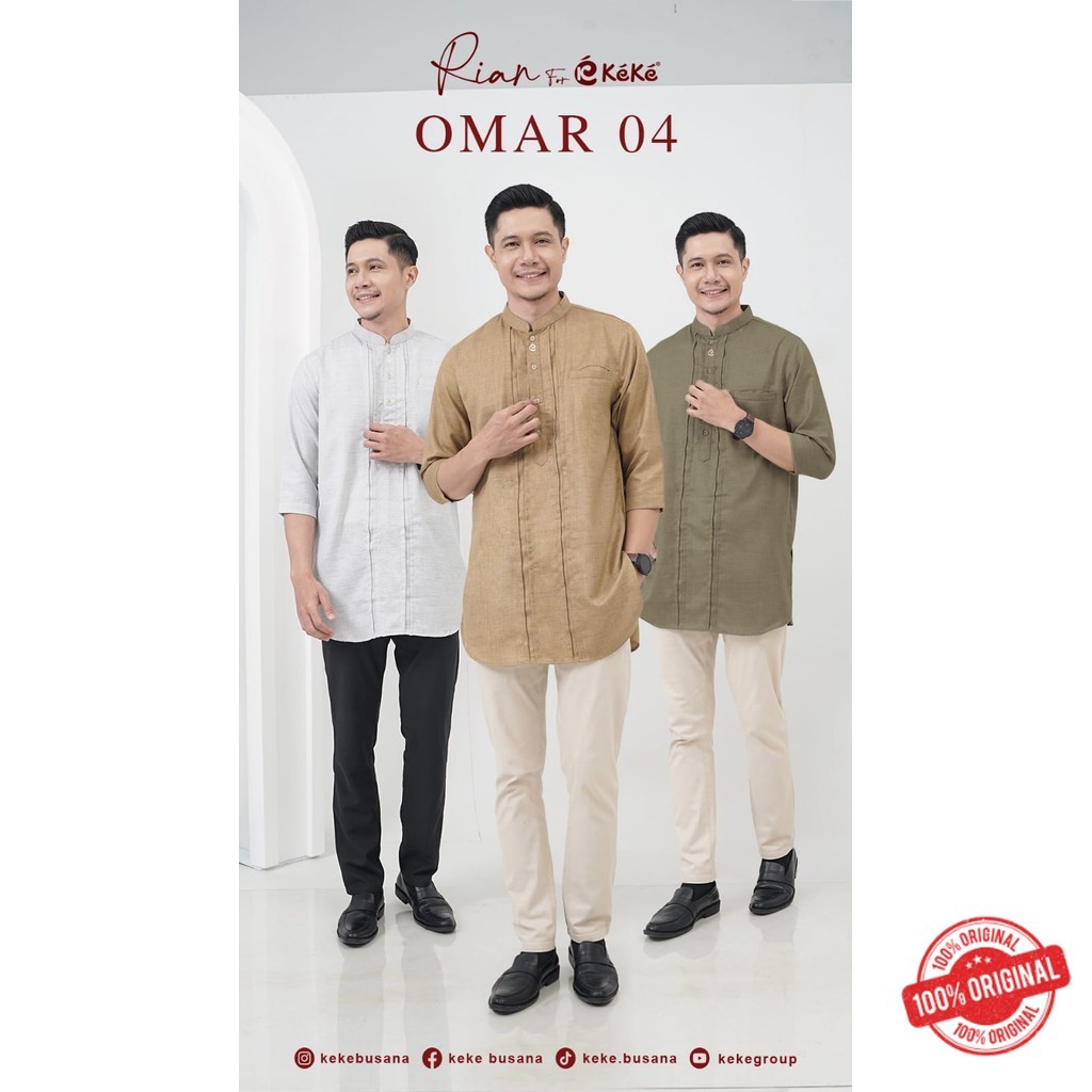 Baju Koko Pria Dewasa Kd Dl Omar 04 by Keke