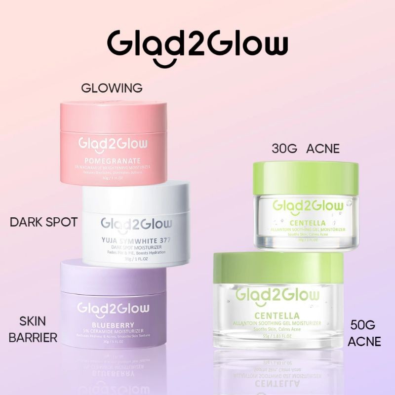 GLAD2GLOW MOISTURIZER | SUNSCREEN