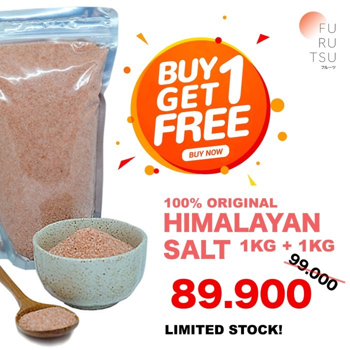 

TerlarisHimalayan Salt Organic Pink 1 KG (BUY 1 GET 1 FREE) - Garam HimalayaPromo