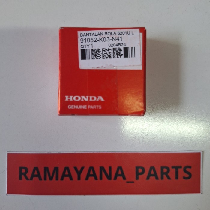 Laher Bearing Radial Ball 6201U L BeAT eSP PCX Sonic 150R Supra GTR 150 Supra X 125 FI 91052K03N41