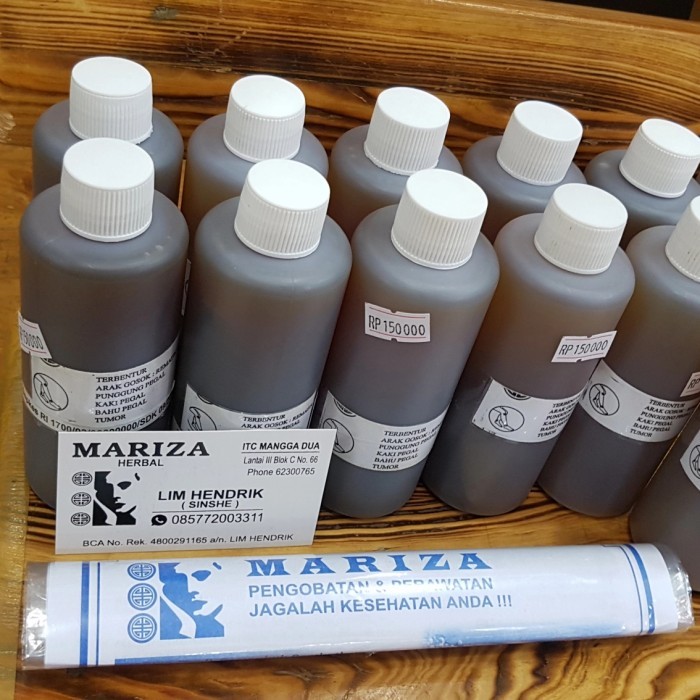 Mariza herbal ramuan arak gosok 200 ml