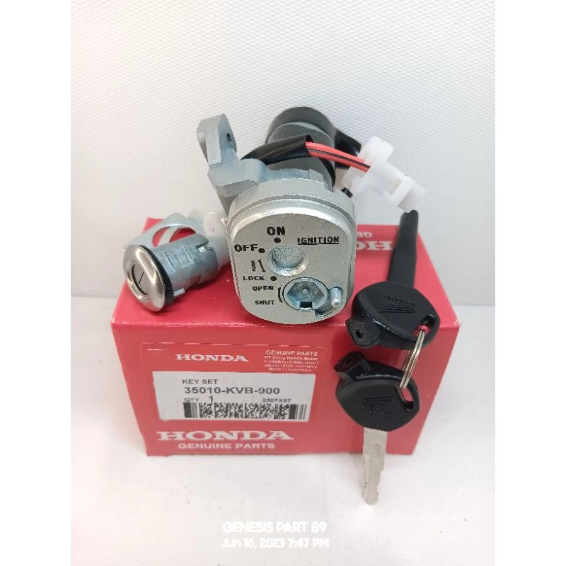 KUNCI KONTAK VARIO 110 LAMA/VARIO KARBU PLUS JOK BELAKANG KUNCI ORIGINAL