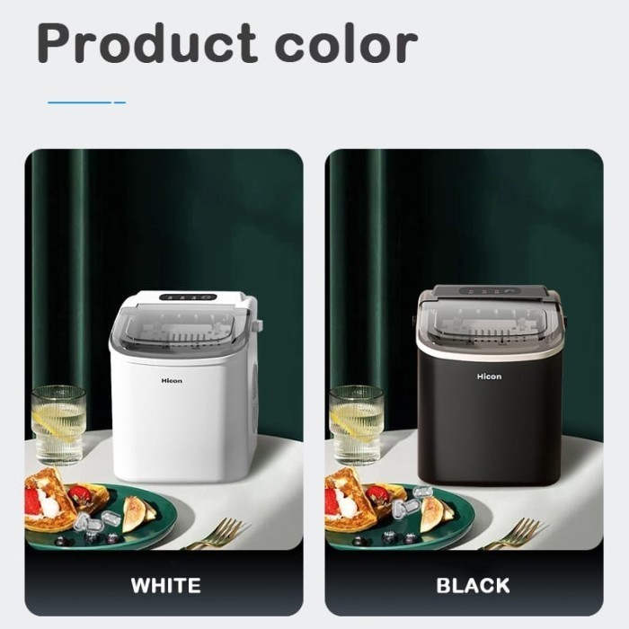 Mesin es batu HICON 15 kg es bulat Rumah Tangga Komersial Mini
