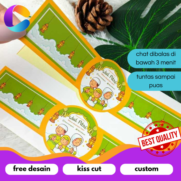 

Cetak INC Cetak Sticker Segel Lebaran Stiker Toples Segel Idul Fitri Segel Kue Lebaran Free Desain