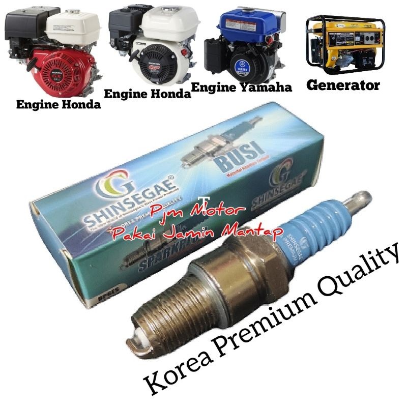 

Bp6es Busi spark plug mesin pengerak dan genset Gx160 Gx200 Gx220 Gx270 Gx390 Gx420 Gx460 Gx480 medan amplas