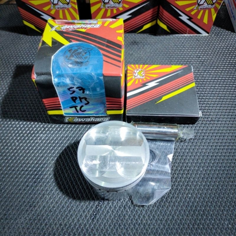 Paket Seher Boreup Kawahara 57 Pin/Pen 13 Sudah Bubut Coak Klep Untuk Vega ZR Jupiter Z Head 4 Klep 