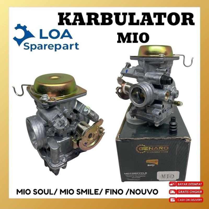 Karburator Standar Mio Sporty/ Mio Soul/ Smile/ Fino Carbu Karburator Original Genaro