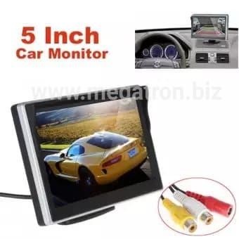 Mini LCD Monitor 5 inch (Input : RCA) - cocok utk Camera Parkir Mobil