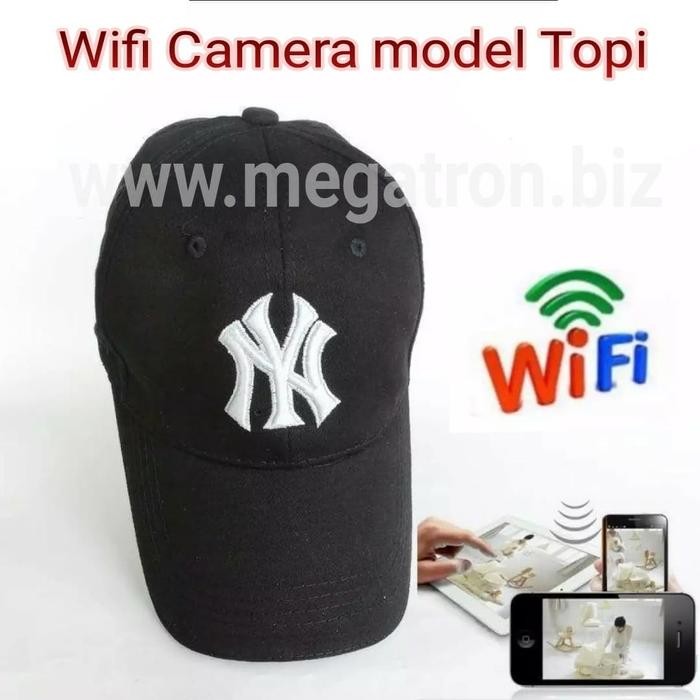 Wifi Spy Camera model Topi - pantau live lewat HP Android/iOS