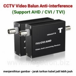 Penjernih gambar CCTV Analog/AHD/CVI/TVI - Menghilangkan Interferensi