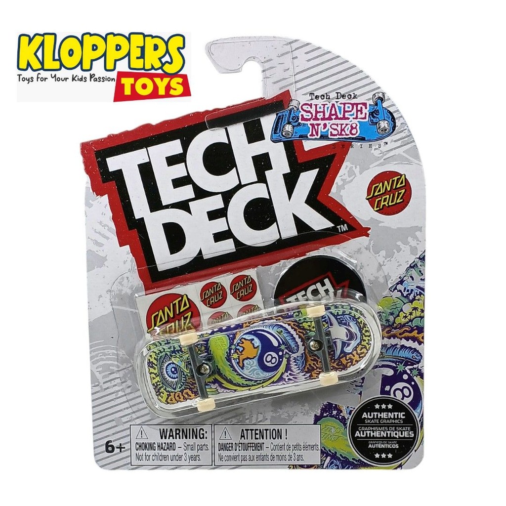 Tech Deck Shape N'SK8 Santa Cruz - Angka 8 - Finger Skate Board