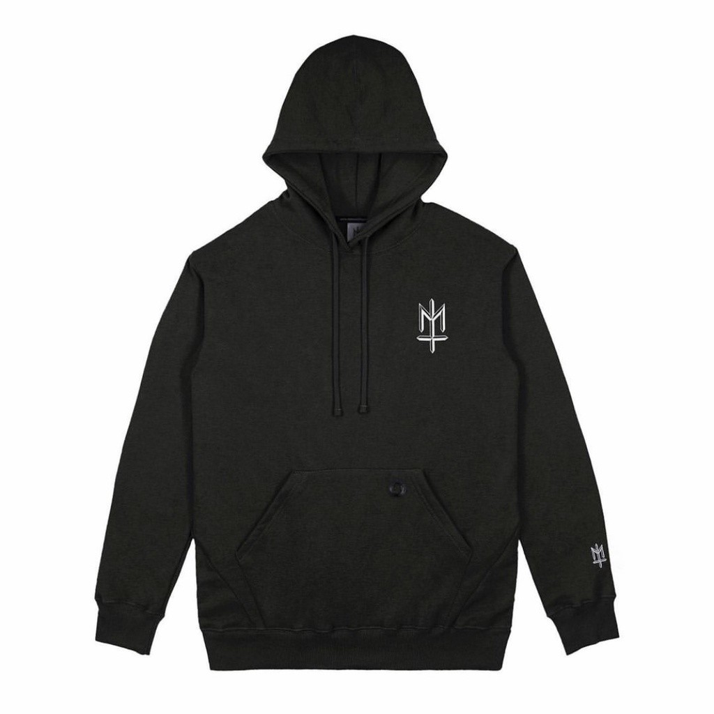 HOODIE MATERNAL DISASTER LOGO PUTIH