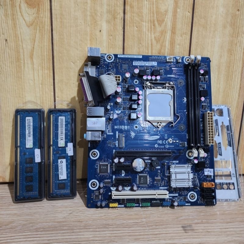 Mainboard Mobo H110 Samsung LGA 1151 DDR3L Plus RAM 8GB Support Gen 6