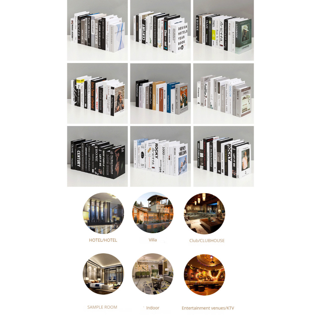 

VILEAD Buku Palsu Pajangan Penyimpanan Barang Dummy Book Organizer