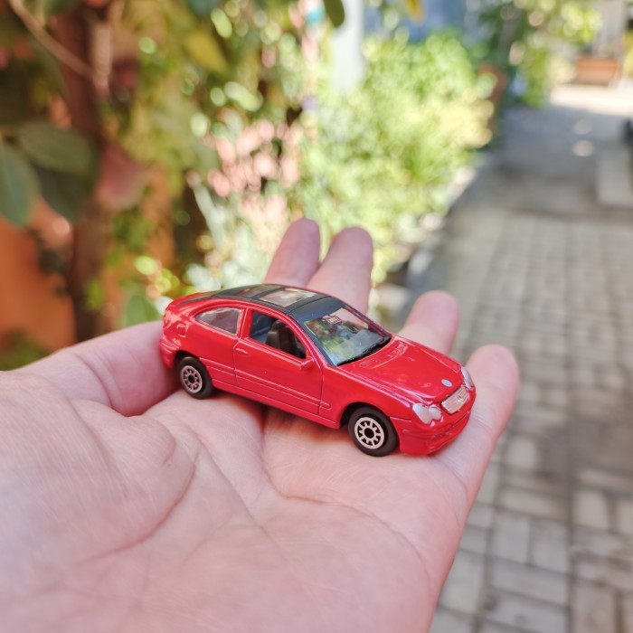 Mercedes Benz C Class Sport Coupe Loose 1/64 Welly Miniatur Mainan Diecast