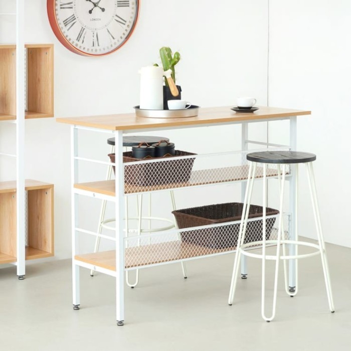 Kursi Bar Stool Cafe Minimalis INFORMA Manley Kursi Konter Restoran