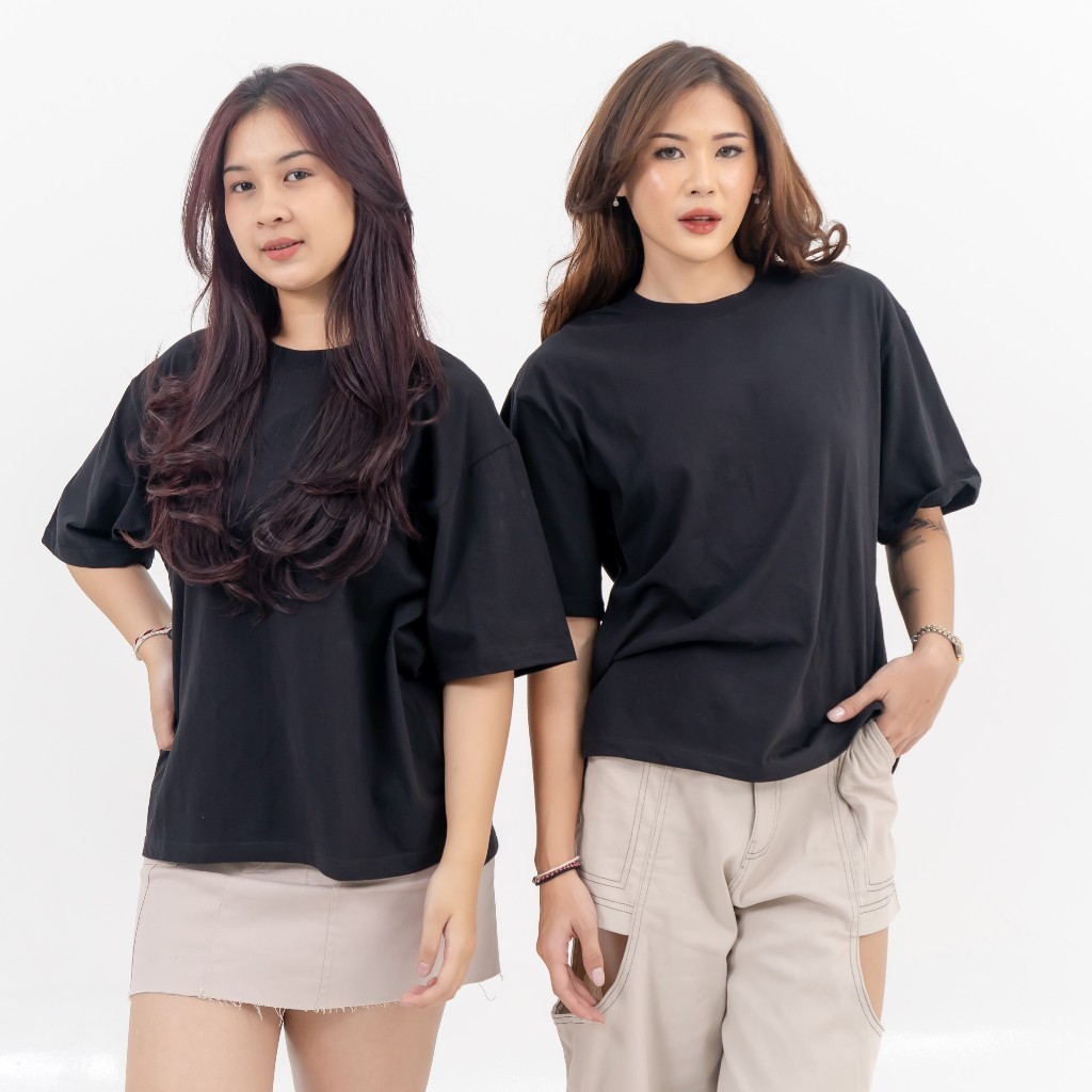 [GURLBUCKET] Lin Oversize Top / Kaos / Atasan Cotton Combed "Pakaian Wanita"