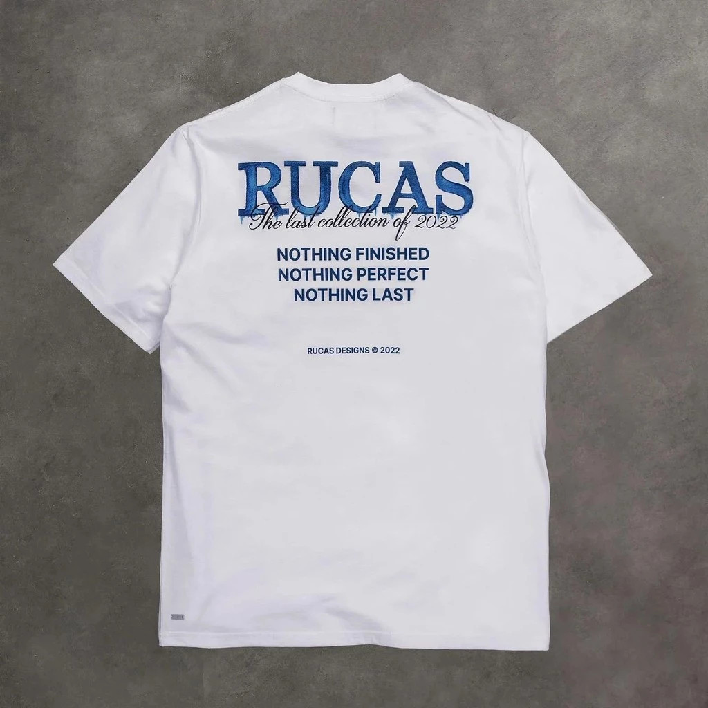 【Ori】 Rucas the last collection of 2022 white tshirt baju pria wanita