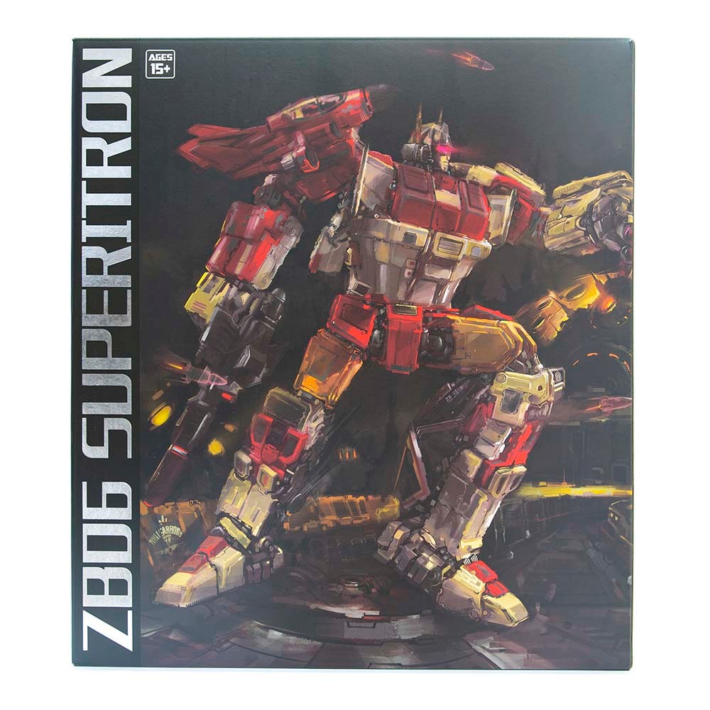 New Transformation Toys Robot Zeta Toys ZB-06 Superion Superitron Animation color Metallic Paint Gif