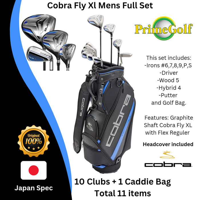 Stick Golf Full Set Cobra Fly-XL Mens Beginner Set