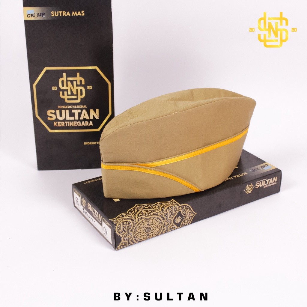 Terlaris SULTAN TOPI MUT PNS Pegawai Berkualitas ASN Hitam Krem lis Putih Kuning Coklat Peci Veteran