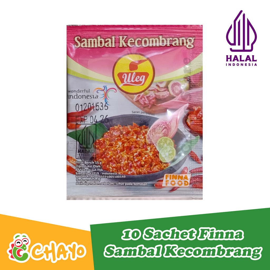

Finna Sambal Kecombrang Uleg 1 Renceng / 10 Sachet