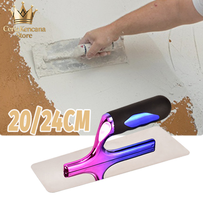 Alat Profesional Trowel Raskam Baja Stainless Steel Stucco Italiano
