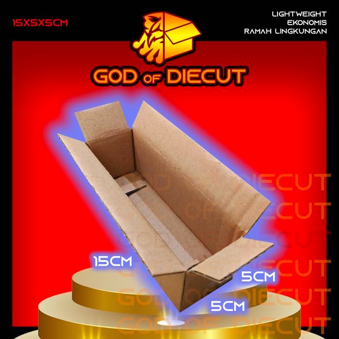 

15x5x5 cm kardus box kotak karton packing barang polos baru
