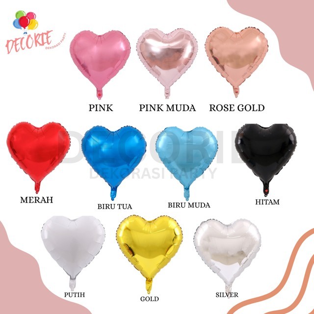 [18inc]balon love metalik/balon metalik/balon love/love/metalik/balon latex