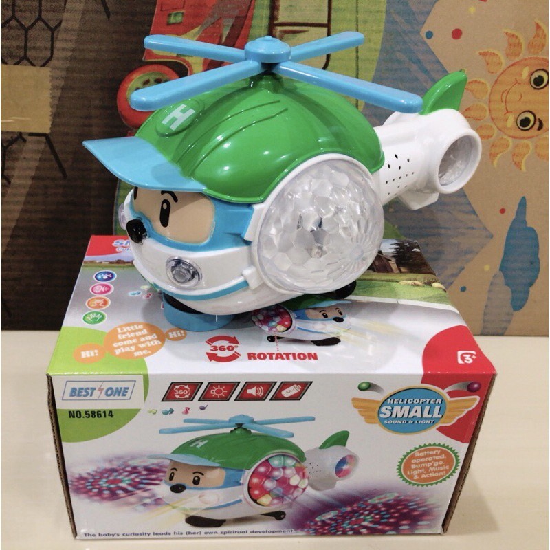 prabuaranSHOPMainan Helikopter Poli / Mainan Small Helicopter BO 58614