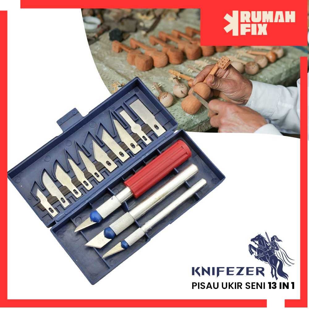 

Set Pisau Ukir Kerajinan 13 in 1 Craft Knife