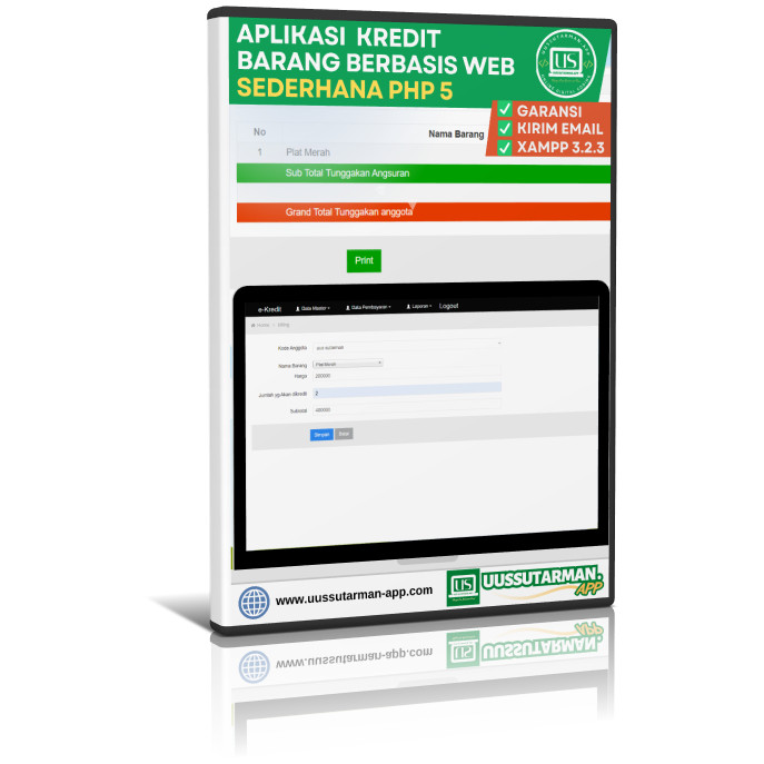 Aplikasi Kredit Barang Sederhana berbasis web - PHP