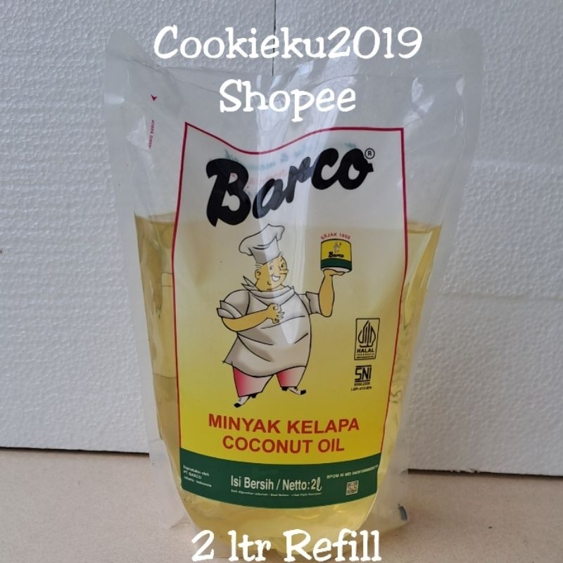 

Minyak Kelapa Barco 2ltr refill pouch minyak goreng